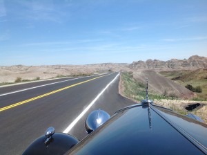 Pulled over to the side with a smoking engine, we were in the middle of nowhere, South Dakota.